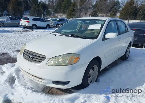 2003 Toyota Corolla Le z USA, uszkodzony, nr VIN JTDBR32E930022902